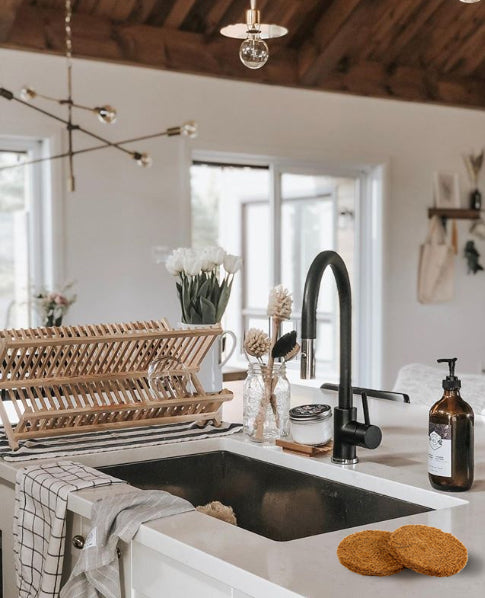 Coconut Coir Utensil and  Dish Washing Pads/Scrubs | Clean and Safe Scrub Pad Alternative