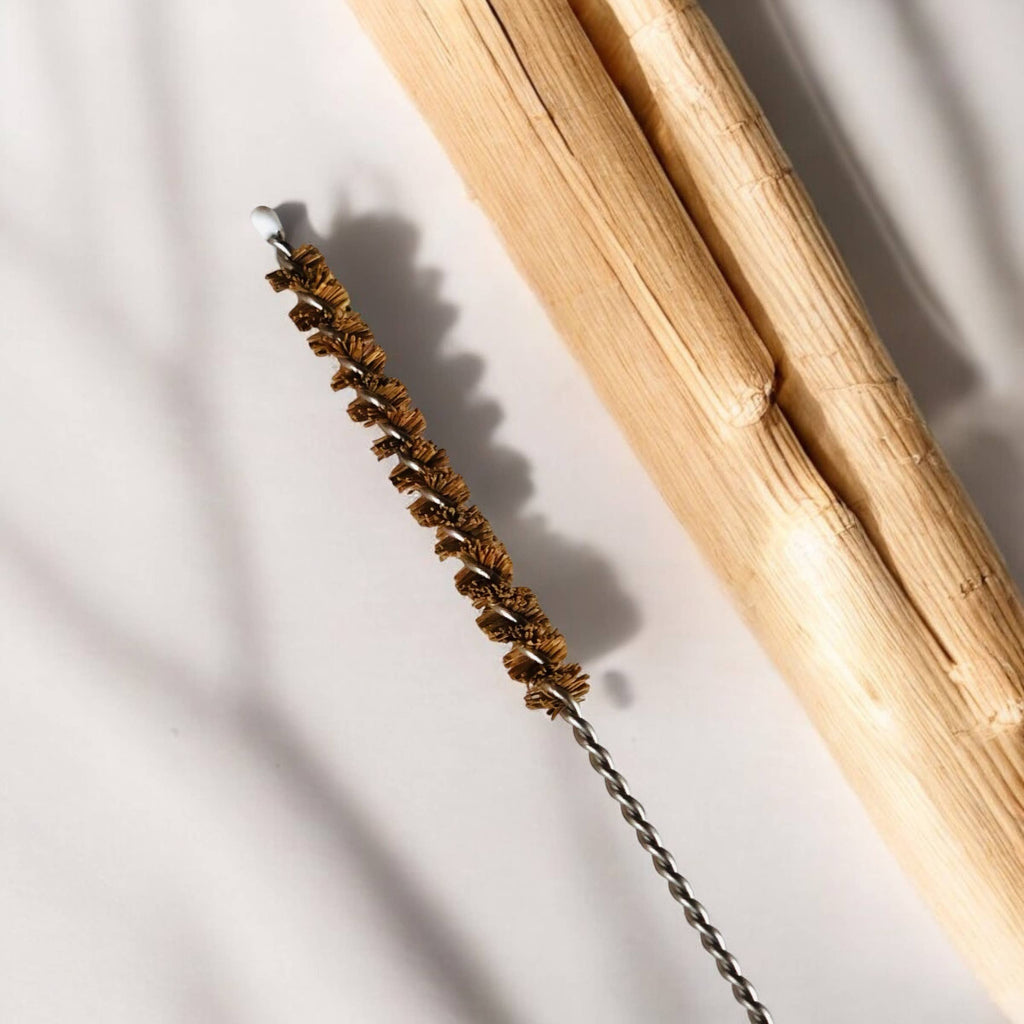 1x Coconut Fiber Plastic Free Straw Cleaner