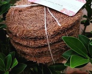 Coconut Coir Utensil and  Dish Washing Pads/Scrubs | Clean and Safe Scrub Pad Alternative